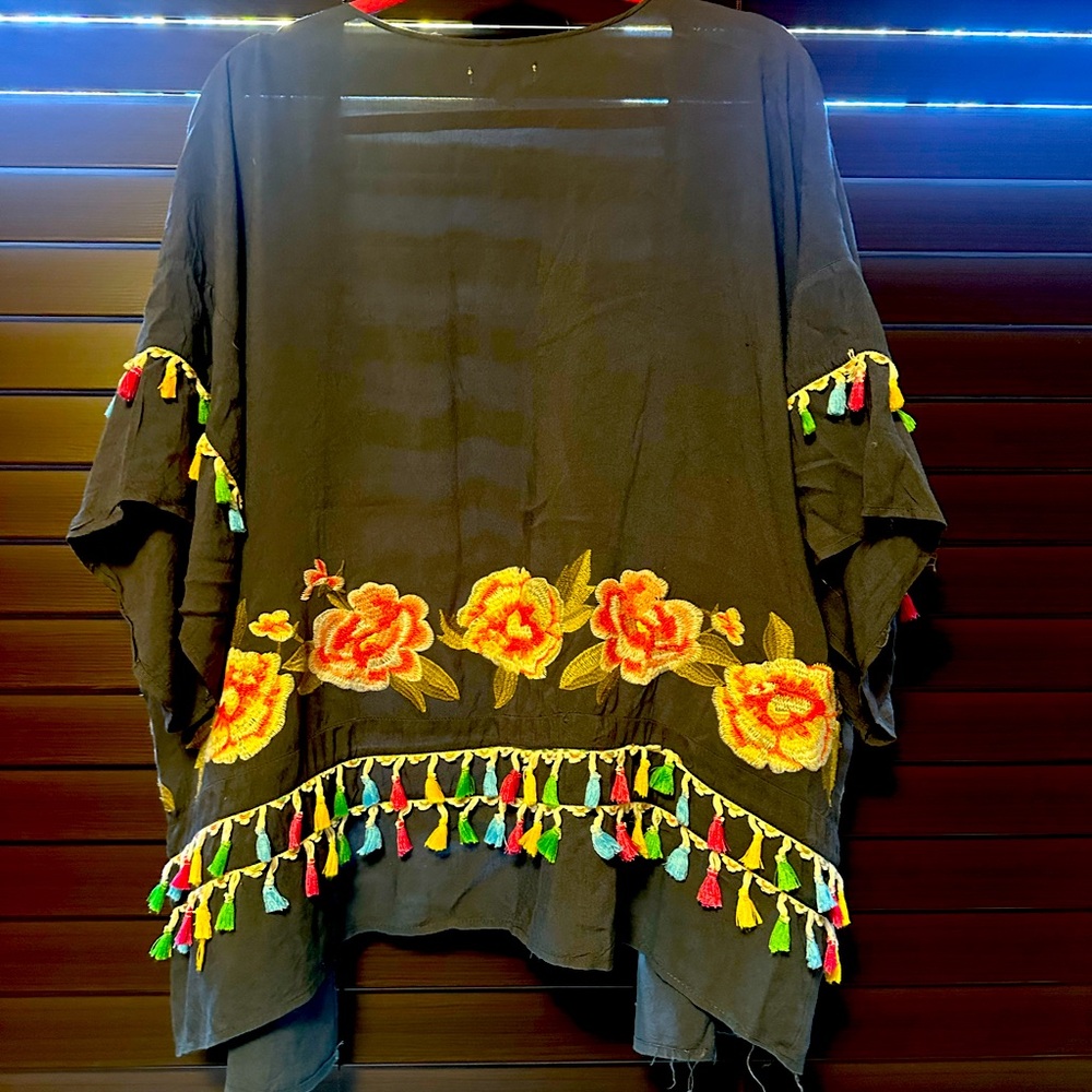 Embroidered Kimono
